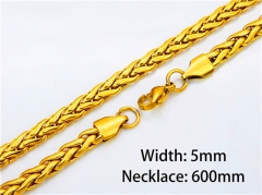 Necklaces &amp; Bracelets (18K-Gold Color)-HY40N0508H30