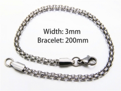 HY Wholesale Bracelets (Steel Color)-HY40B0001I5