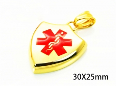HY Jewelry Pendants (18K-Gold Color)-HY79P0350HIE