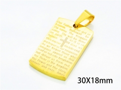 HY Jewelry Pendants (18K-Gold Color)-HY59P0251MS