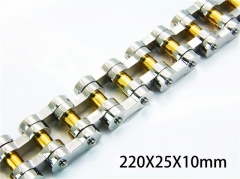 Stainless Steel 316L Bracelets (Bike Chain)-HY08B0117KMT