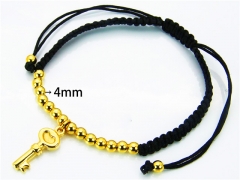 HY Wholesale Stainless Steel 316L Bracelets (18K-Gold Color)-HY81B0048H20