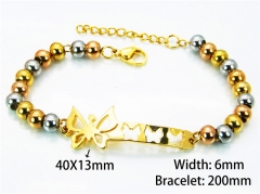 HY Wholesale Rosary Bracelets Stainless Steel 316L-HY76B0304NB