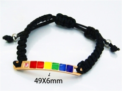 HY Wholesale Stainless Steel 316L Bracelets (Steel Color)-HY55B0678OE
