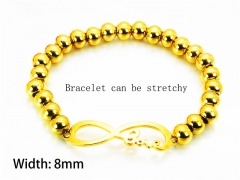 HY Wholesale Rosary Bracelets Stainless Steel 316L-HY76B0469MLX