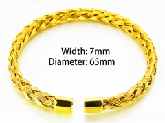 HY Jewelry Wholesale Stainless Steel 316L Bangle (Steel Wire)-HY58B0169HDD