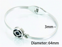 Stainless Steel 316L Bangle (Popular)-HY59B0854HZL