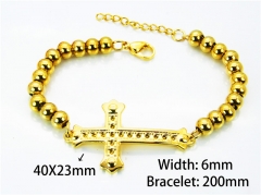 HY Wholesale Rosary Bracelets Stainless Steel 316L-HY76B0307NX