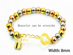 HY Wholesale Rosary Bracelets Stainless Steel 316L-HY76B0474NZ