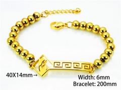 HY Wholesale Rosary Bracelets Stainless Steel 316L-HY76B0329NS