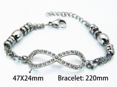 Stainless Steel 316L Bracelets (Steel Color)-HY55B0151MZ