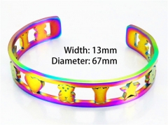 HY Jewelry Wholesale Stainless Steel 316L Bangle (Colorful)-HY90B0228HMW