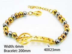HY Wholesale Rosary Bracelets Stainless Steel 316L-HY76B0302NF