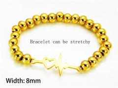 HY Wholesale Rosary Bracelets Stainless Steel 316L-HY76B0463MLT
