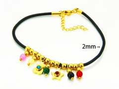 HY Wholesale Stainless Steel 316L Bracelets (18K-Gold Color)-HY90B0135HKX