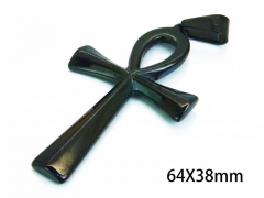 HY Stainless Steel 316L Jewelry Wholesale Pendants (Black Color)-HY59P0496HVV