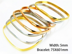 HY Jewelry Wholesale Stainless Steel 316L Bangle (Merger)-HY58B0107HJC