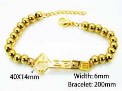 HY Wholesale Rosary Bracelets Stainless Steel 316L-HY76B0301NS