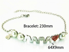 HY Wholesale Stainless Steel 316L Bracelets (Steel Color)-HY90B0186HLV