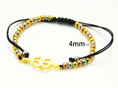 HY Wholesale Rosary Bracelets Stainless Steel 316L-HY76B1054MLQ