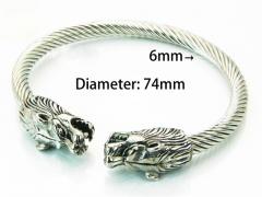 HY Jewelry Wholesale Stainless Steel 316L Bangle (Steel Wire)-HY22B0075ILR