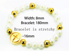 HY Wholesale Rosary Bracelets Stainless Steel 316L-HY76B0481LW