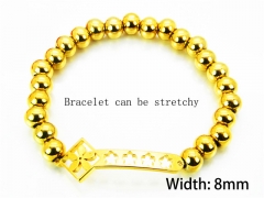 HY Wholesale Rosary Bracelets Stainless Steel 316L-HY76B0485MLW