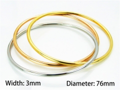 HY Jewelry Wholesale Stainless Steel 316L Bangle (Merger)-HY58B0142NL