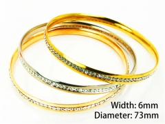 HY Jewelry Wholesale Stainless Steel 316L Bangle (Merger)-HY58B0200HLA