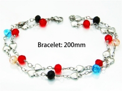 HY Wholesale Stainless Steel 316L Bracelets (Steel Color)-HY81B0160HHE