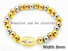 HY Wholesale Rosary Bracelets Stainless Steel 316L-HY76B0253ML