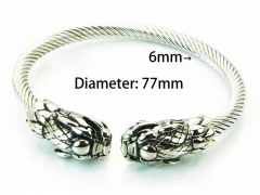 HY Jewelry Wholesale Stainless Steel 316L Bangle (Steel Wire)-HY22B0078ILT