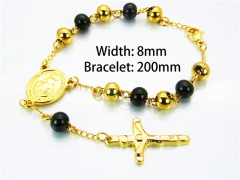 HY Wholesale Rosary Bracelets Stainless Steel 316L-HY76B0530MLW