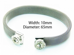 HY Jewelry Wholesale Stainless Steel 316L Bangle (Steel Wire)-HY81B0128HIQ