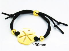 HY Wholesale Stainless Steel 316L Bracelets (18K-Gold Color)-HY81B0633PS