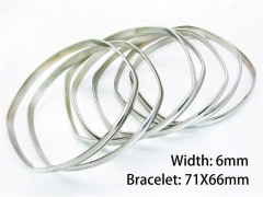 HY Jewelry Wholesale Stainless Steel 316L Bangle (Merger)-HY58B0184HAA
