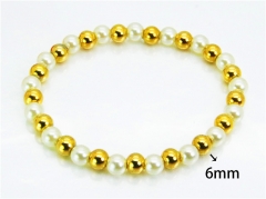 HY Wholesale Rosary Bracelets Stainless Steel 316L-HY55B0680LA