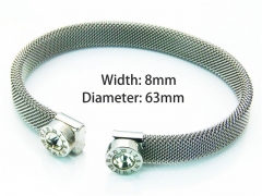 HY Jewelry Wholesale Stainless Steel 316L Bangle (Steel Wire)-HY81B0130HIG
