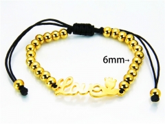 HY Wholesale Rosary Bracelets Stainless Steel 316L-HY76B0800NQ