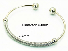 HY Jewelry Wholesale Stainless Steel 316L Bangle (Steel Wire)-HY58B0216LD