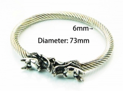 HY Jewelry Wholesale Stainless Steel 316L Bangle (Steel Wire)-HY22B0073ILD
