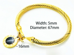 HY Jewelry Wholesale Stainless Steel 316L Bangle (Steel Wire)-HY81B0190HOW