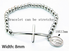 HY Wholesale Rosary Bracelets Stainless Steel 316L-HY76B0255MJ