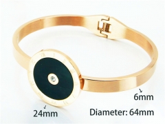 Stainless Steel 316L Bangle (Popular)-HY81B0200ICC