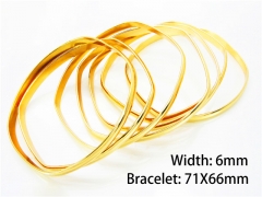 HY Jewelry Wholesale Stainless Steel 316L Bangle (Merger)-HY58B0185HLE
