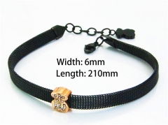 HY Wholesale Stainless Steel 316L Bracelets (14K-Rose Gold Color)HY90B0232HOF