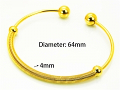 HY Jewelry Wholesale Stainless Steel 316L Bangle (Steel Wire)-HY58B0217ME