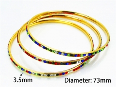 HY Jewelry Wholesale Stainless Steel 316L Bangle (Merger)-HY58B0133HHV