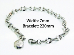 Stainless Steel 316L Bracelets (Steel Color)-HY81B0646MB