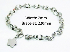 Stainless Steel 316L Bracelets (Steel Color)-HY81B0647MV